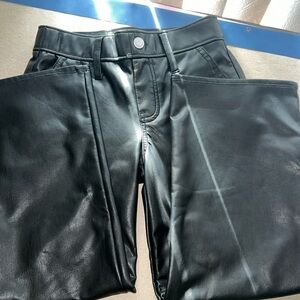 Faux Leather pants size 5/6